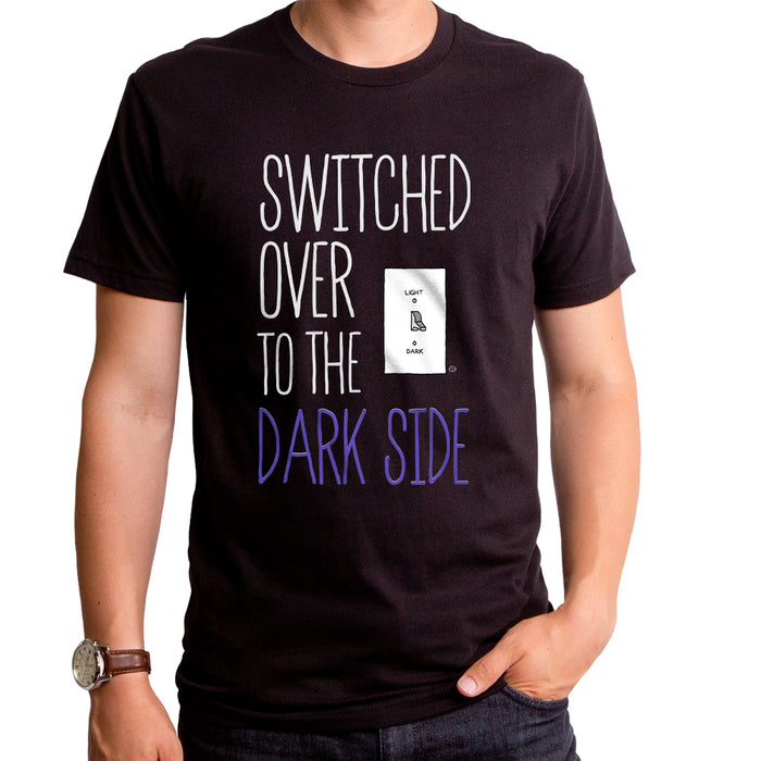 goodie two sleeves Switched Over to the Dark Side Adult T-Shirt