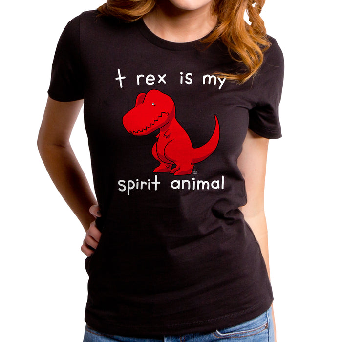 goodie two sleeves T-Rex Is My Spirit Animal Women's T-Shirt