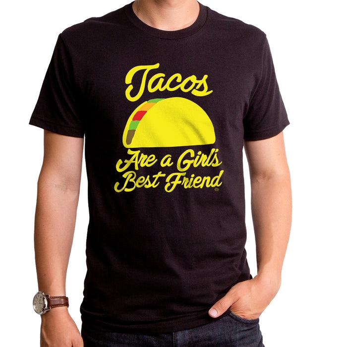 goodie two sleeves Tacos Are a Girl's Best Friend Adult T-Shirt