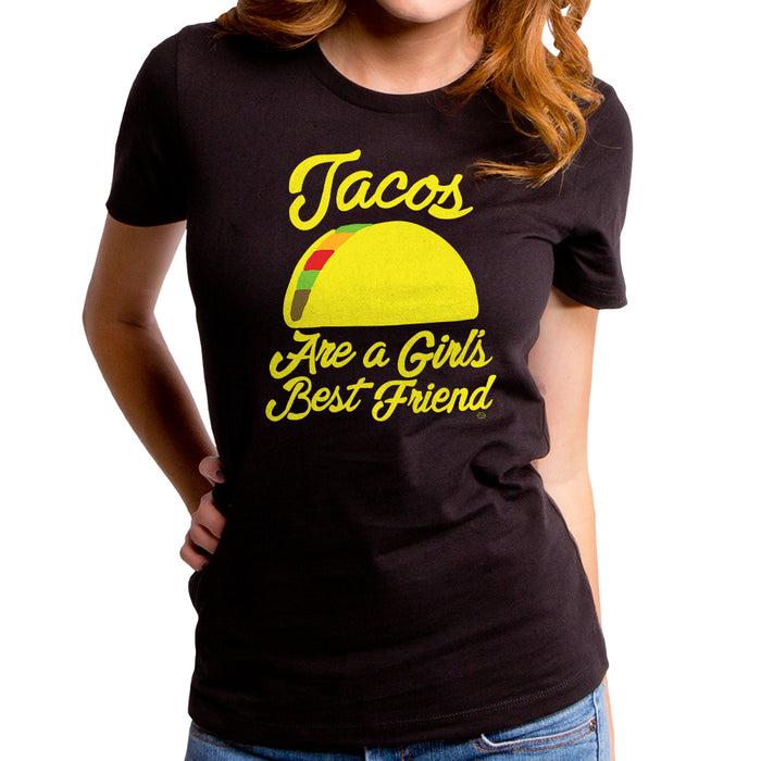 goodie two sleeves Tacos Are a Girl's Best Friend Women's T-Shirt