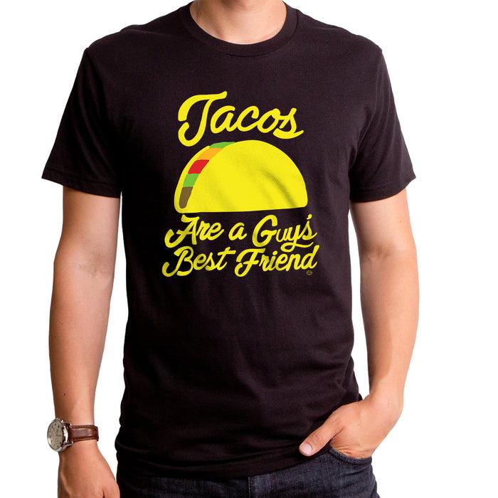 goodie two sleeves Tacos are a Guy's Best Friend Adult T-Shirt