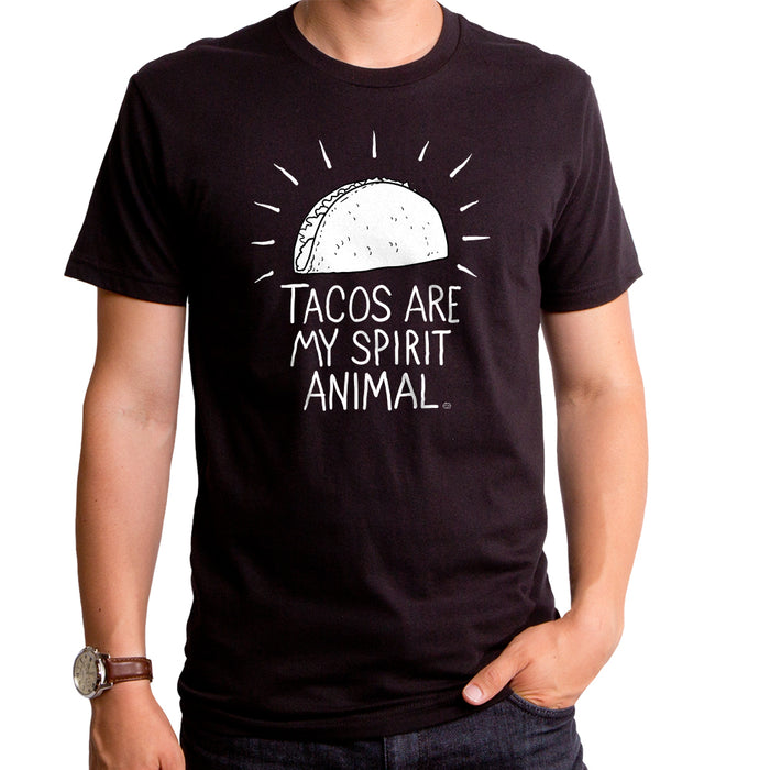 goodie two sleeves Tacos Are My Spirit Animal Adult T-Shirt