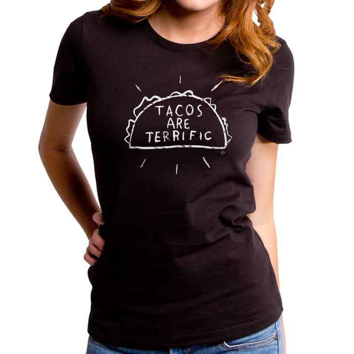 goodie two sleeves Tacos Are Terrific Women's T-Shirt