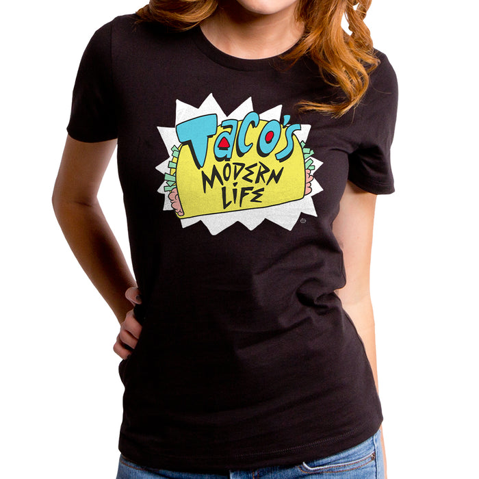 goodie two sleeves Tacos Modern Life Women's T-Shirt
