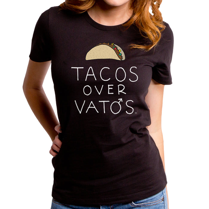 goodie two sleeves Tacos Over Vatos Women's T-Shirt