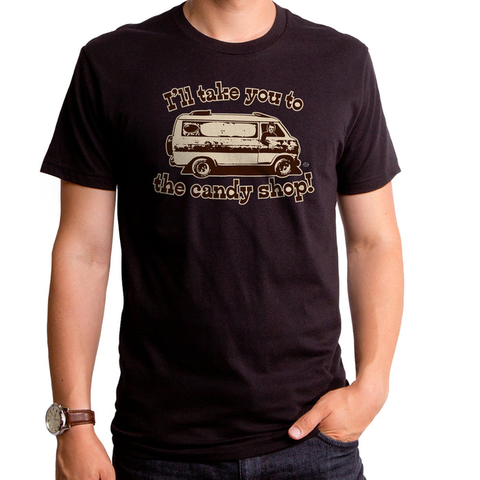 goodie two sleeves Take You To The Candy Shop Adult T-Shirt