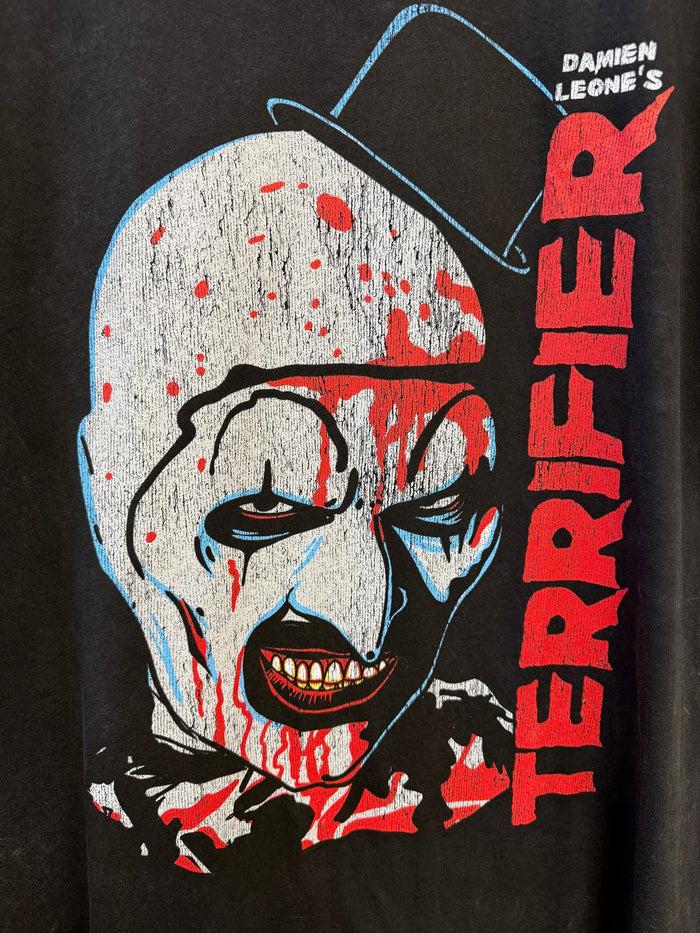 Goodie Two Sleeves Terrifier Art The Clown Unisex Tee
