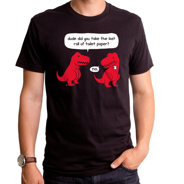 goodie two sleeves The Last Roll Dino Adult T-Shirt