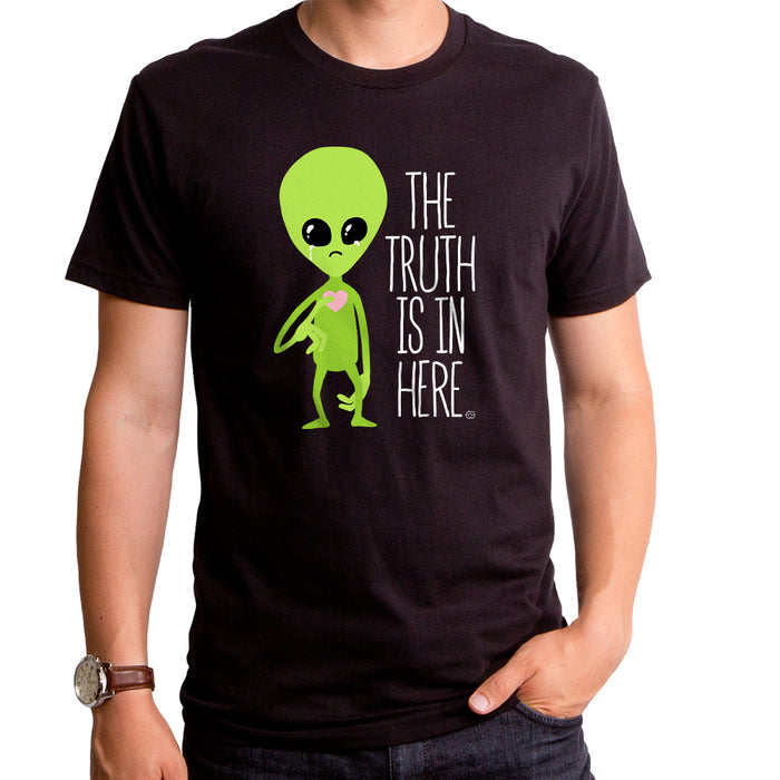 goodie two sleeves The Truth Is In Here Adult T-Shirt