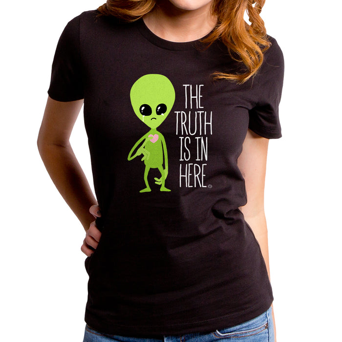 goodie two sleeves Truth Is In Here Women's T-Shirt