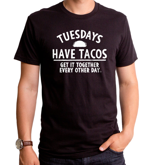 goodie two sleeves Tuesdays have Tacos Adult T-Shirt