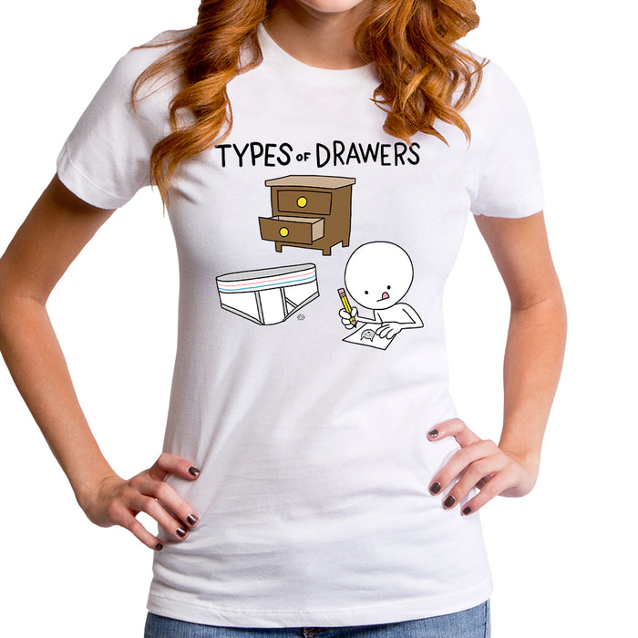 goodie two sleeves Types of Drawers Women's T-Shirt