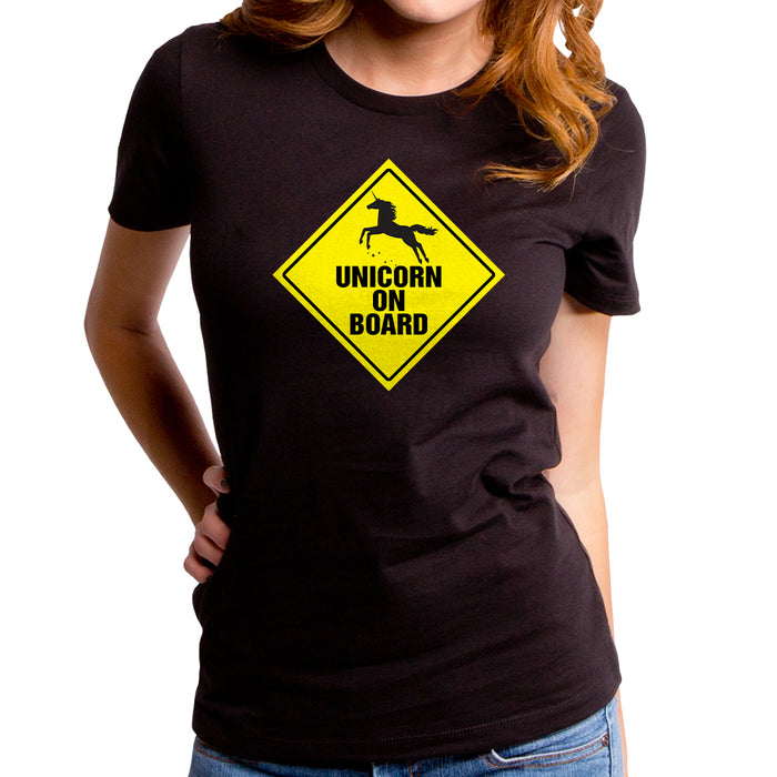 goodie two sleeves Unicorn on Board Women's T-Shirt