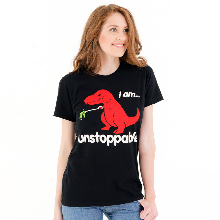 goodie two sleeves Unstoppable Dino Women's T-Shirt