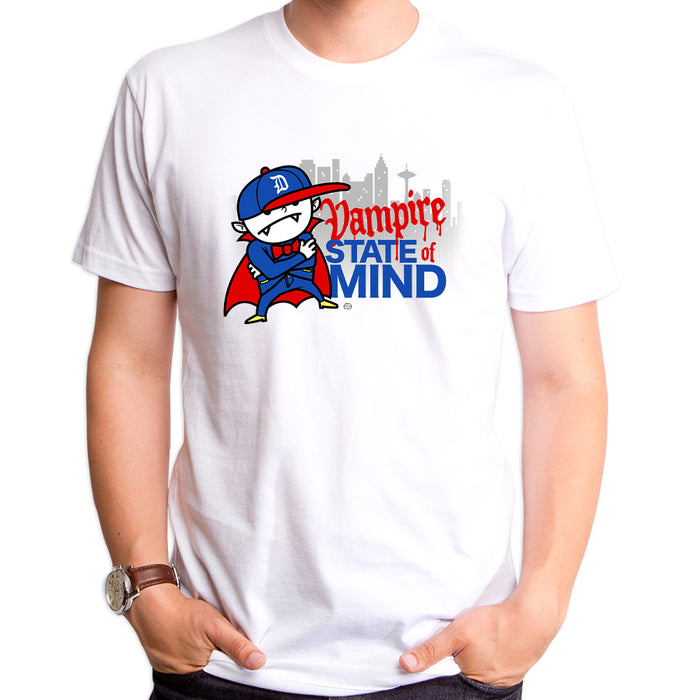 goodie two sleeves Vampires State of Mind Adult T-Shirt