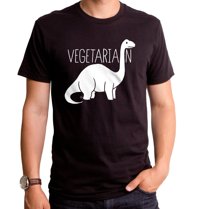 goodie two sleeves Vegetarian Cute Dino Adult T-Shirt