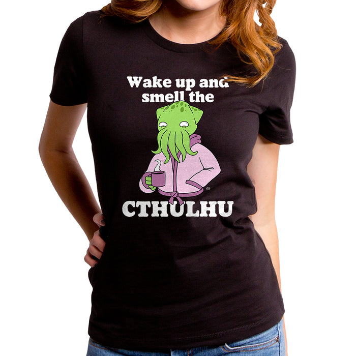 goodie two sleeves Wake Up And Smell The CTHULHU Women's T-Shirt