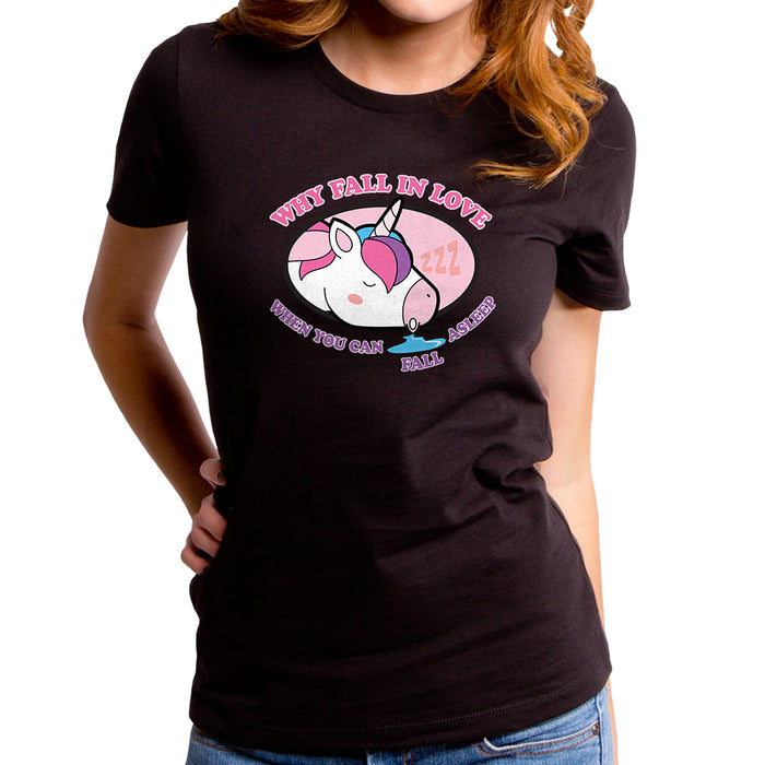 goodie two sleeves Why Fall in Love Women's T-Shirt