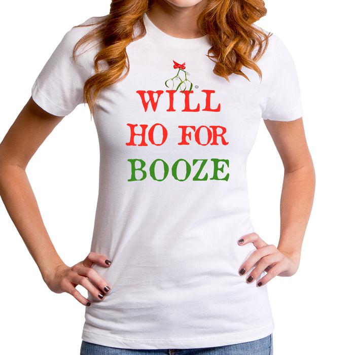 goodie two sleeves Will Ho For Booze Women's T-Shirt