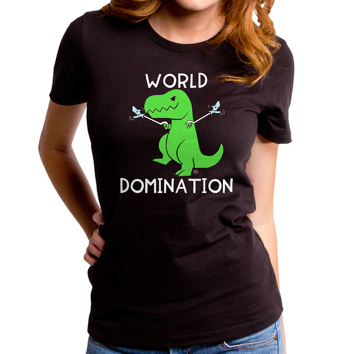 goodie two sleeves World Domination Dino Women's T-Shirt
