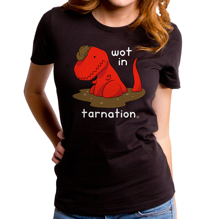 goodie two sleeves Wot In Tarnation Dinosaur Women's T-Shirt