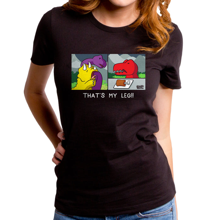 goodie two sleeves Yelling At Dino Meme Women's T-Shirt