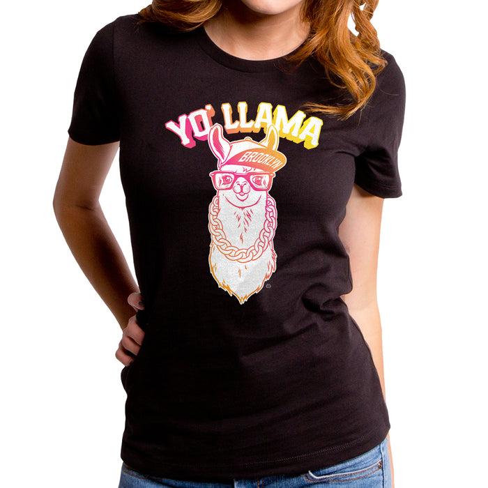 goodie two sleeves Yo Llama Gradient Women's T-Shirt