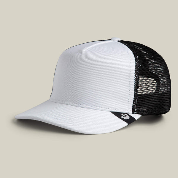 Goorin Bros. Baseball Clean Denim Trucker White Black Denim Hat