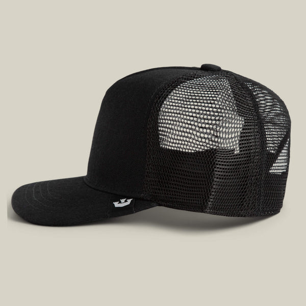 Goorin Bros. Baseball Clean Denim Trucker White Black Denim Hat