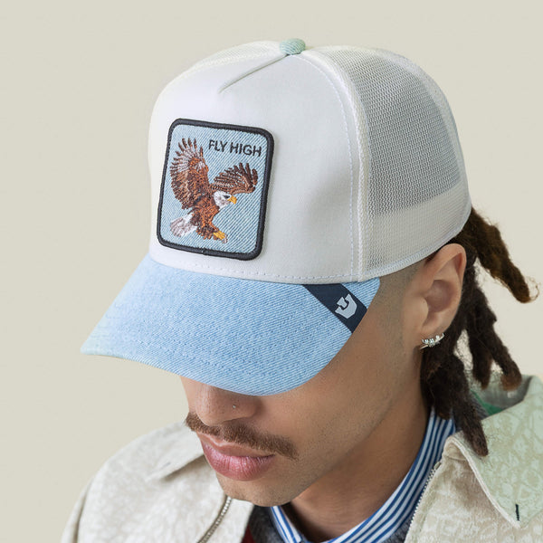 Goorin Bros. Baseball Denim Fly High LIGHT DENIM Hat