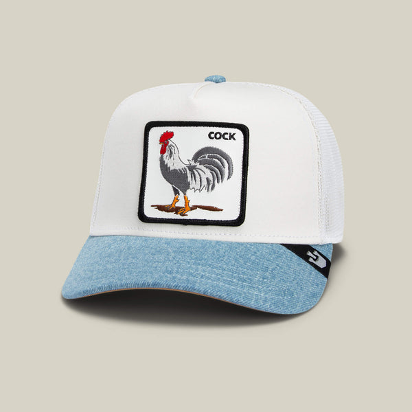 Goorin Bros. Baseball Rooster Fan Institution Ball Club White Hat
