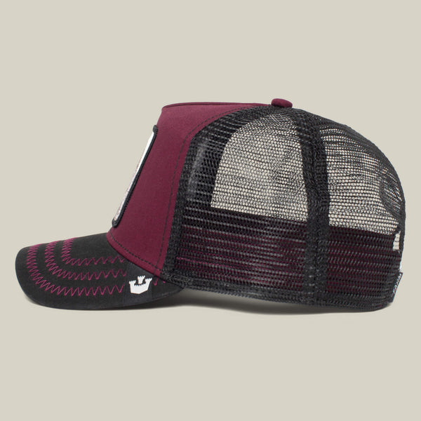 Goorin Bros. Baseball The Boss Charcoal Wine Denim Hat