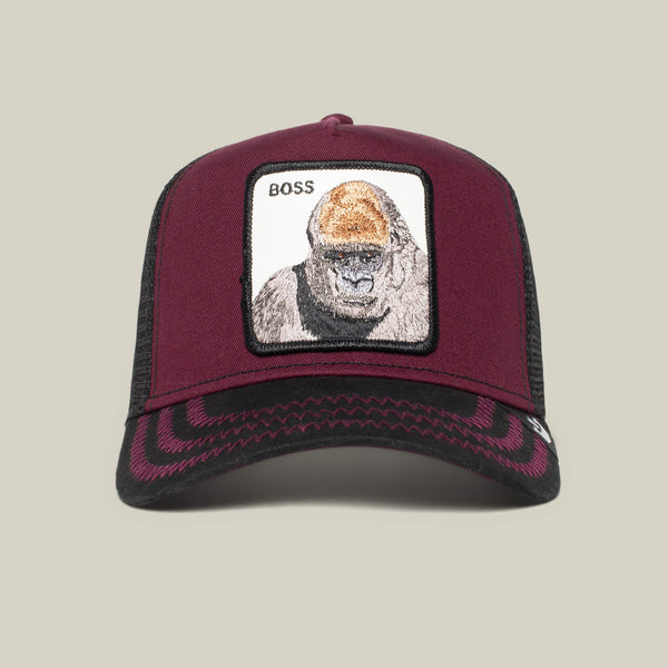 goorin bros. Baseball The Boss Charcoal Wine Denim Hat