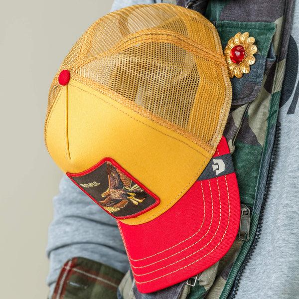 Goorin Bros. Baseball The Faithful Eagle GOLD / RED Hat