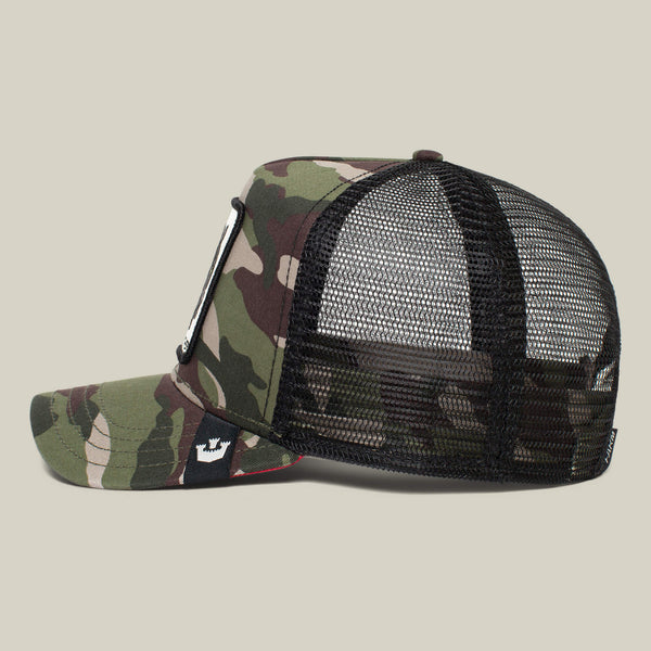 Goorin Bros. Baseball The Panther Camouflage Maroon Chocolate Wine Dark Navy Hat