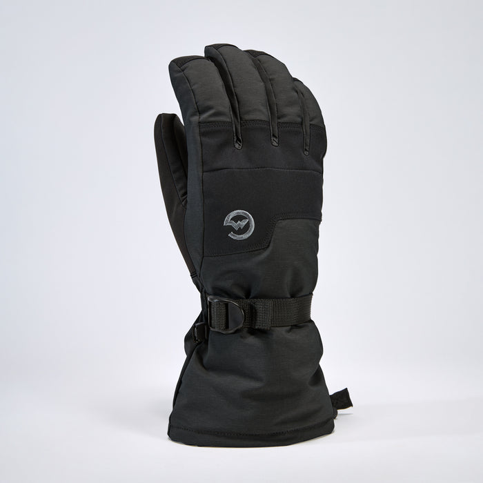 gordini Men's AquaBloc Down Gauntlet Glove Black