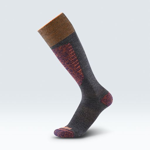 Gordini Men's Burke Sock Dark Grey Orange