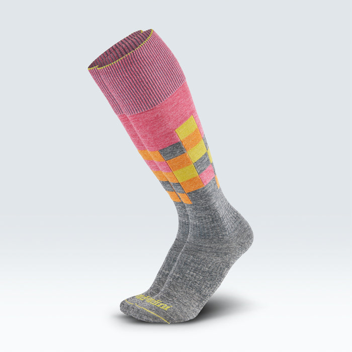 gordini Women's Pyco Sock Hot Pink Grey