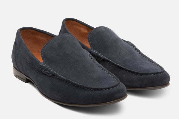 Gordon Rush Ashton Slip-Ons NAVY SUEDE
