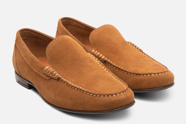 Gordon Rush Ashton Slip-Ons TAN SUEDE