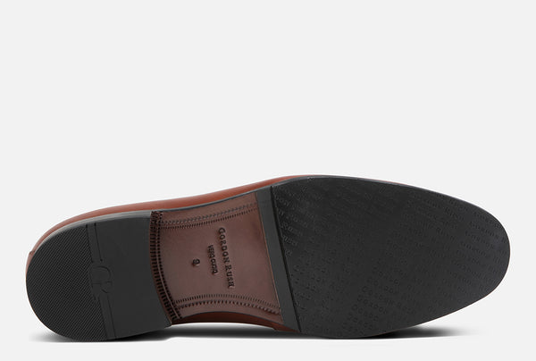 Gordon Rush Avery Slip-Ons COGNAC