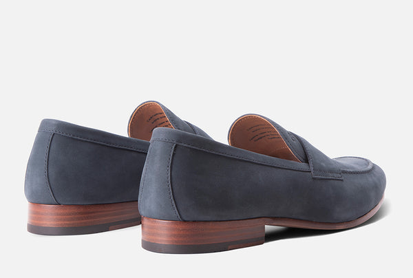 Gordon Rush Cartwright Slip-Ons NAVY NUBUCK