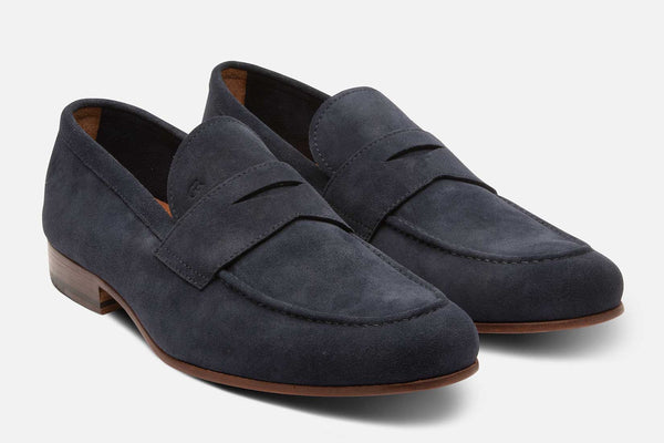 Gordon Rush Cartwright Slip-Ons NAVY SUEDE