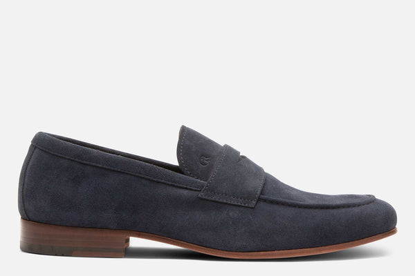 gordon rush Cartwright Slip-Ons NAVY SUEDE