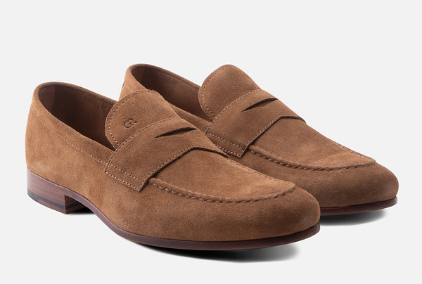 Gordon Rush Cartwright Slip-Ons RUST SUEDE