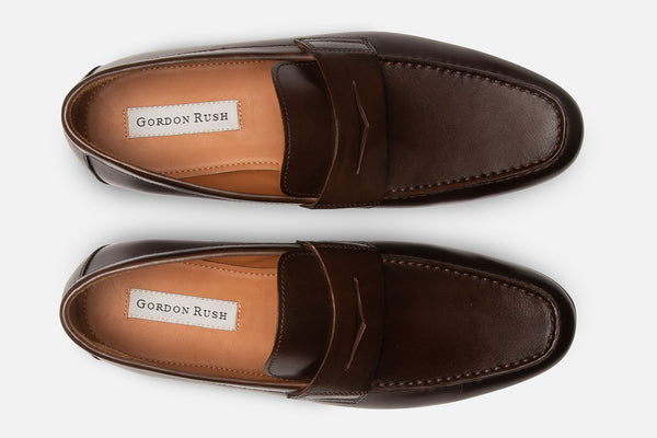 Gordon Rush Morgan Slip-Ons BROWN