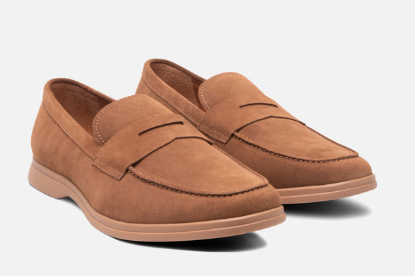 Gordon Rush Parkside Slip-Ons CASHEW SUEDE