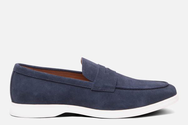gordon rush Parkside Slip-Ons NAVY SUEDE
