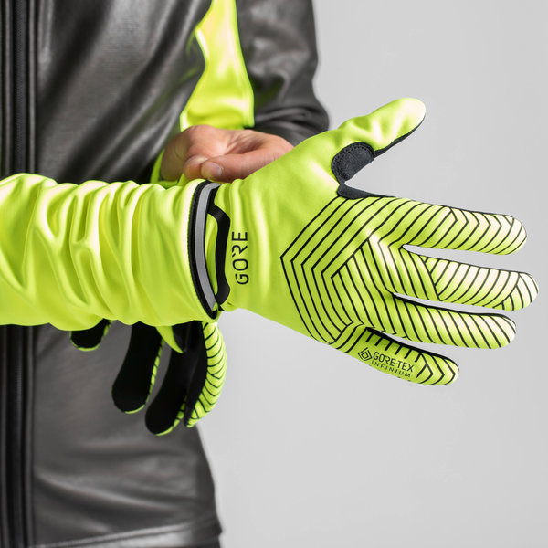 Gore Wear C3 WINDSTOPPER® Stretch Mid Gloves Neon Yellow/Black