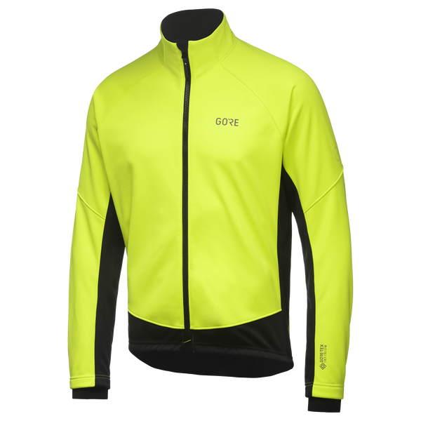 Gore Wear C3 WINDSTOPPER® Thermo Jacket Mens Neon Yellow/Black